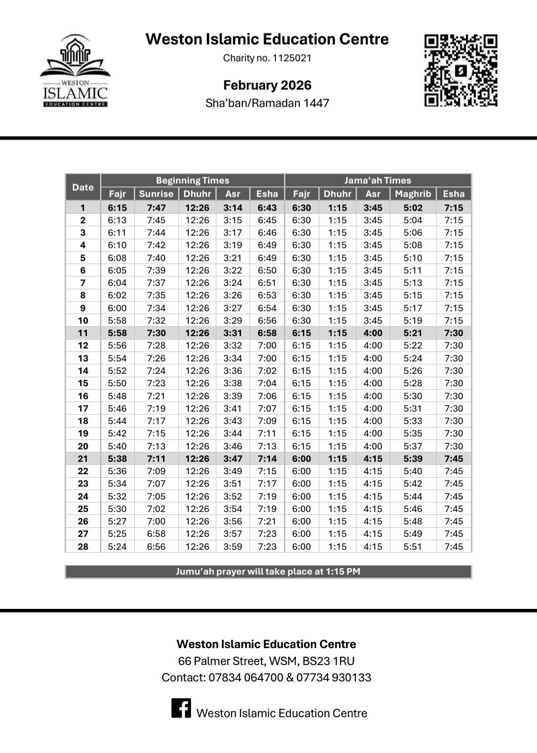 Weston Islamic Education Centre